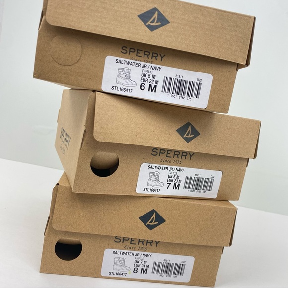 Sperry Toddler Little Girls Saltwater Cold Weather Duck Boots NIB NEW - Picture 7 of 7